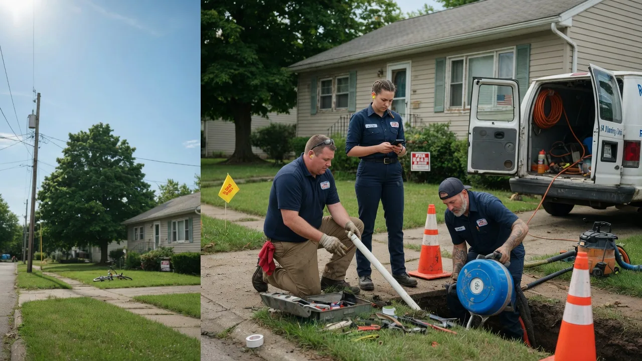 Sewer Line Repair in Congerville, IL near me